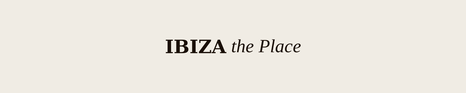ibiza the place logo